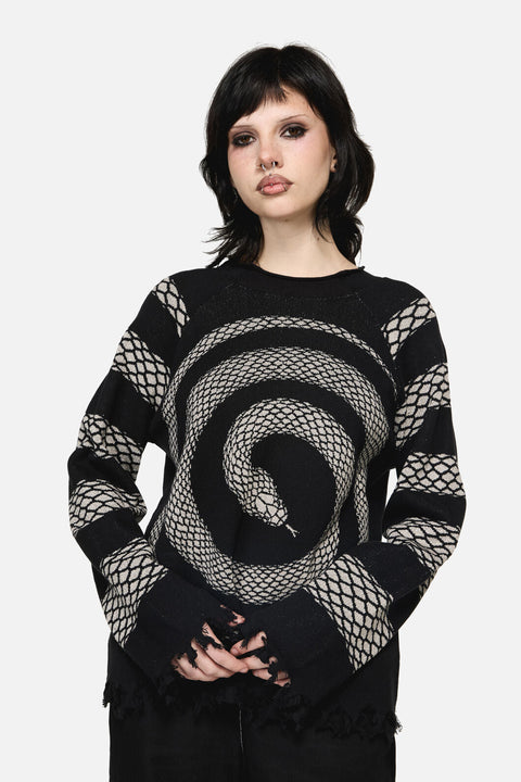 Slithering Goth Knit