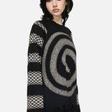 Slithering Goth Knit Sweater