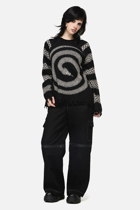 Slithering Goth Knit