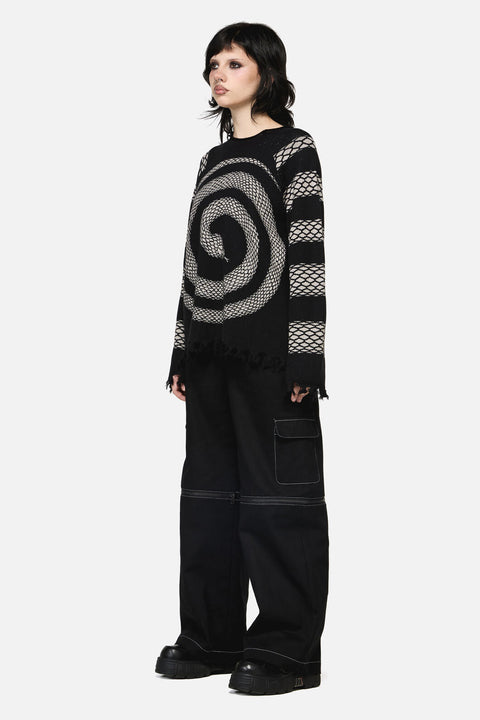 Slithering Goth Knit