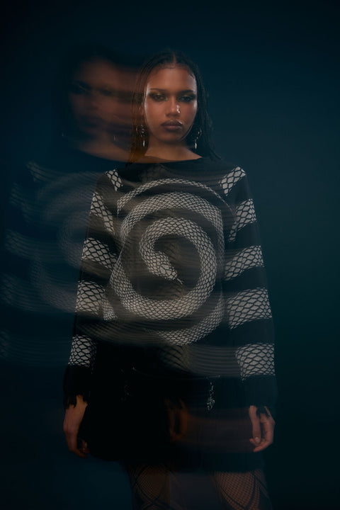 Slithering Goth Knit