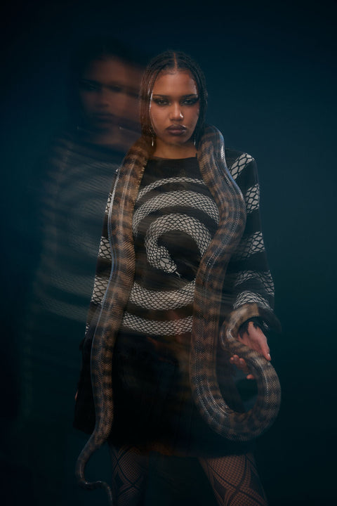 Slithering Goth Knit