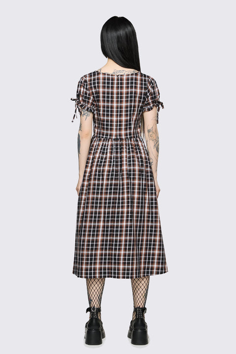 Archangel Tartan Midi Dress