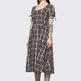 Archangel Tartan Midi Dress