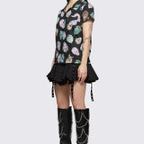 Ghouls Printed Blouse
