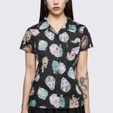 Ghouls Printed Blouse