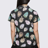 Ghouls Printed Blouse