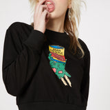Brainz Boxy Crop Sweater