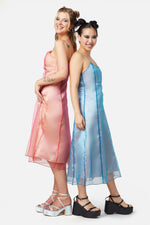 Holographic Sheer Dress