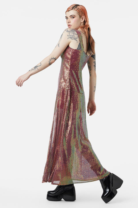 Gloria Sequin Maxi Dress