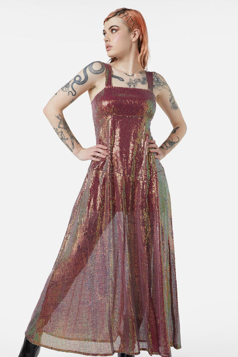 Gloria Sequin Maxi Dress