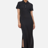 Glitter Mesh Midi Dress