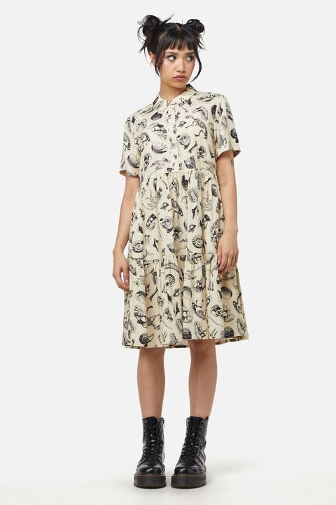 Body Fossils Printed Dress