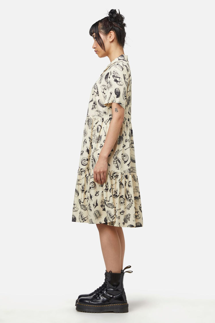 Body Fossils Printed Dress