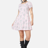 Cherub Face Printed Dress