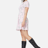 Cherub Face Printed Dress