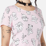 Cherub Face Printed Dress
