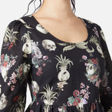 Memento Mori Printed Dress
