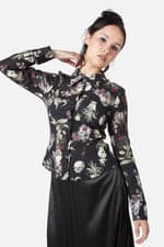 Memento Mori Printed Blouse