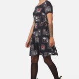 Tarot Spread Print Dress