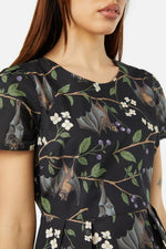 Old World Printed Dress