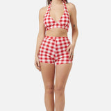 Jam Gingham Bikini Top