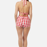 Jam Gingham Bikini Top