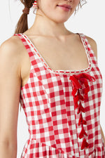 Jam Gingham Corset Dress