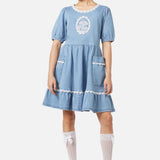 Field Shroom Denim Dress