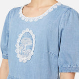 Field Shroom Denim Dress