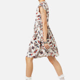 Queen Of Cats Print Dress