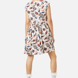Queen Of Cats Print Dress