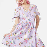 Kitsch Kitty Print Dress