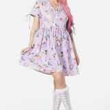 Kitsch Kitty Print Dress