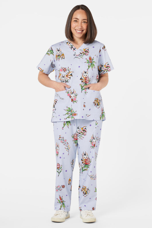Fruity Bats Scrub Sets