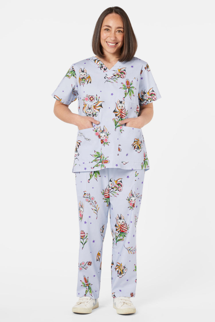 Fruity Bats Scrub Sets