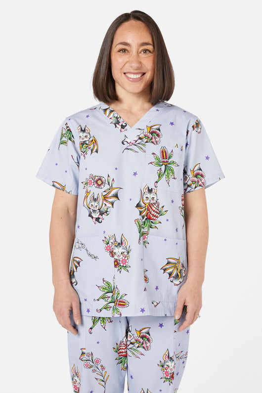Fruity Bats Scrub Sets