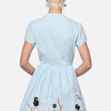 Pussy Willow Border Dress