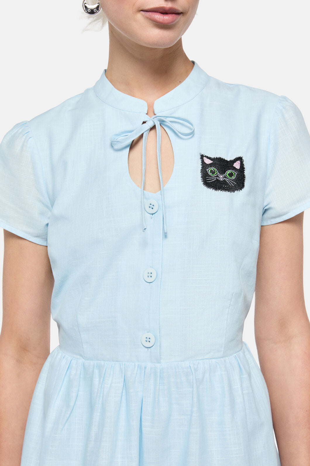 Pussy Willow Border Dress