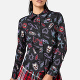 Sucked In Gothic Blouse