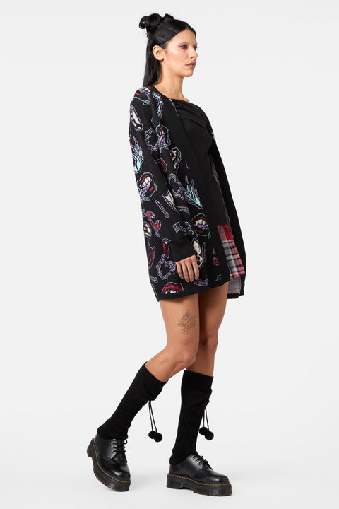 Sucked In Gothic Cardigan