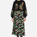Haus Of Raccoon Print Skirt