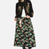 Haus Of Raccoon Print Skirt