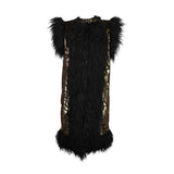 Zenobia Faux Fur Trim Vest