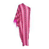 Chelziah Caftan in Bubblegum Venom