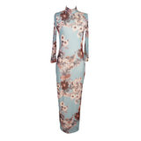Catroux Dress in Sky Rose