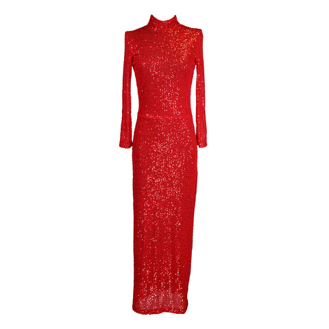 Catroux dress in Ruby Red Sequin