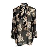 Anjelica Tie Front Top in Liza Flora