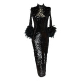 Catroux dress in Darkest Night