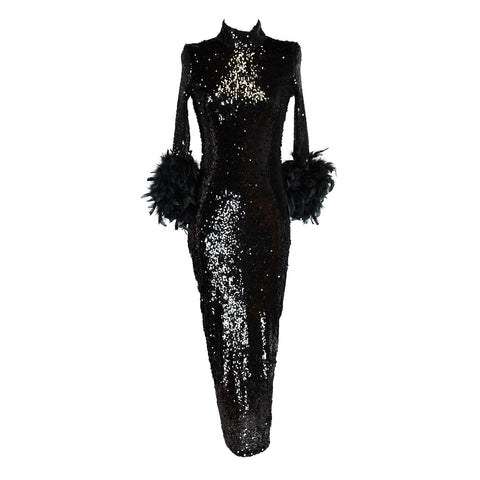 Catroux dress in Darkest Night